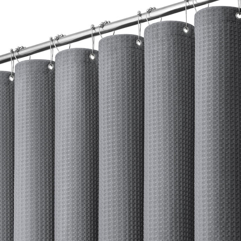 Dynamene stall curtain grey 60x72 provides privacy with a clean, modern look.