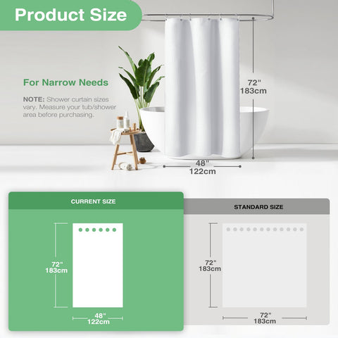 Dynamene Stall curtain with a weighted hem to reduce billow during showers.