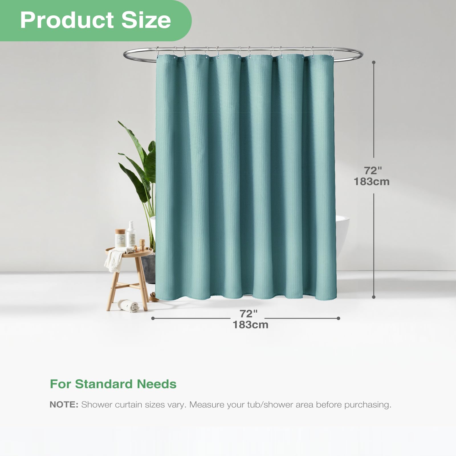 Dynamene teal water-repellent coating reduces splashes while letting light through