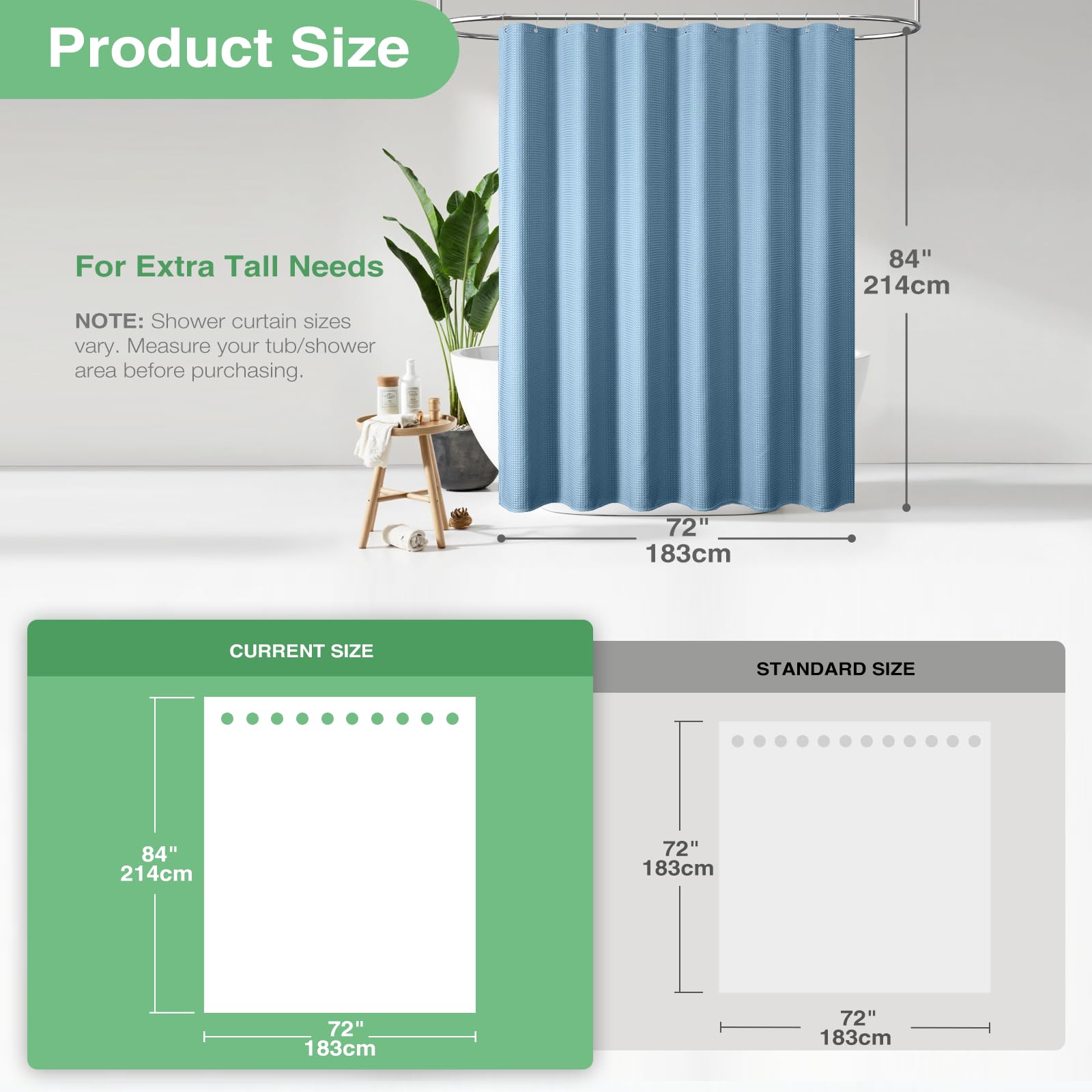 Dynamene curtain with water, oil, and stain-repellent finish for easy upkeep