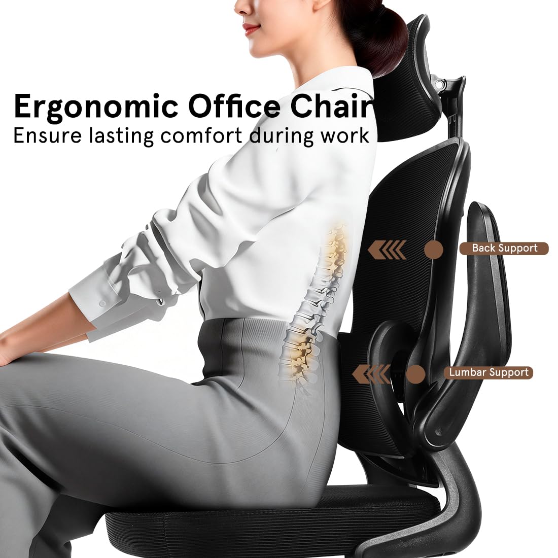 DYQKEA memory foam seat cushions gently relieve pressure points for lasting comfort.