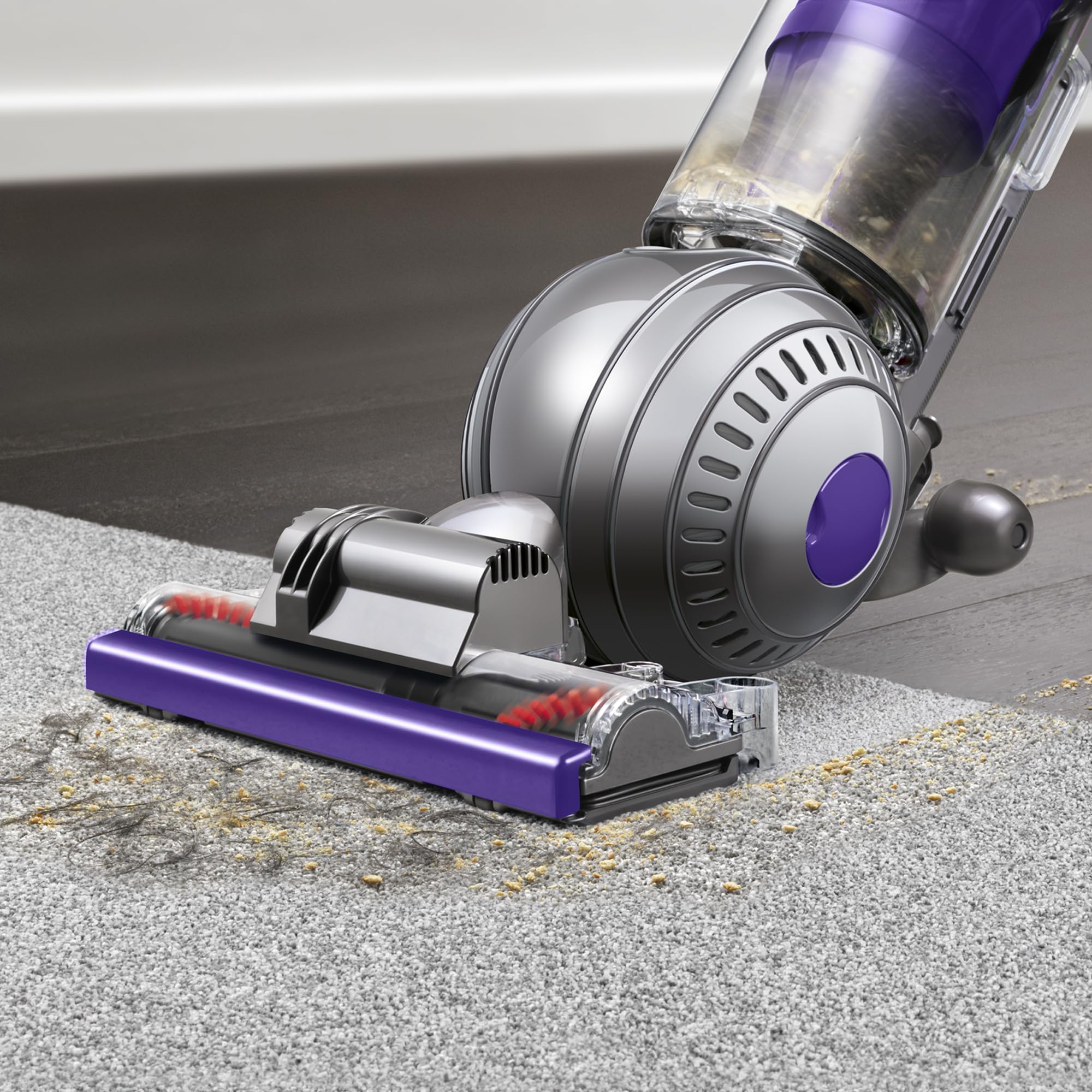 Dyson Ball Animal 2 hygienic bin keeps hands clean during emptying.