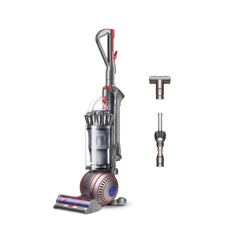 Dyson Ball Animal 3 upright vacuum with easy-maneuver handle for navigating around furniture.