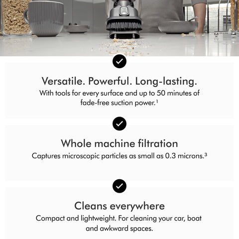 Dyson Car+Boat handheld vacuum lightweight design view showcasing portable cleaning ease