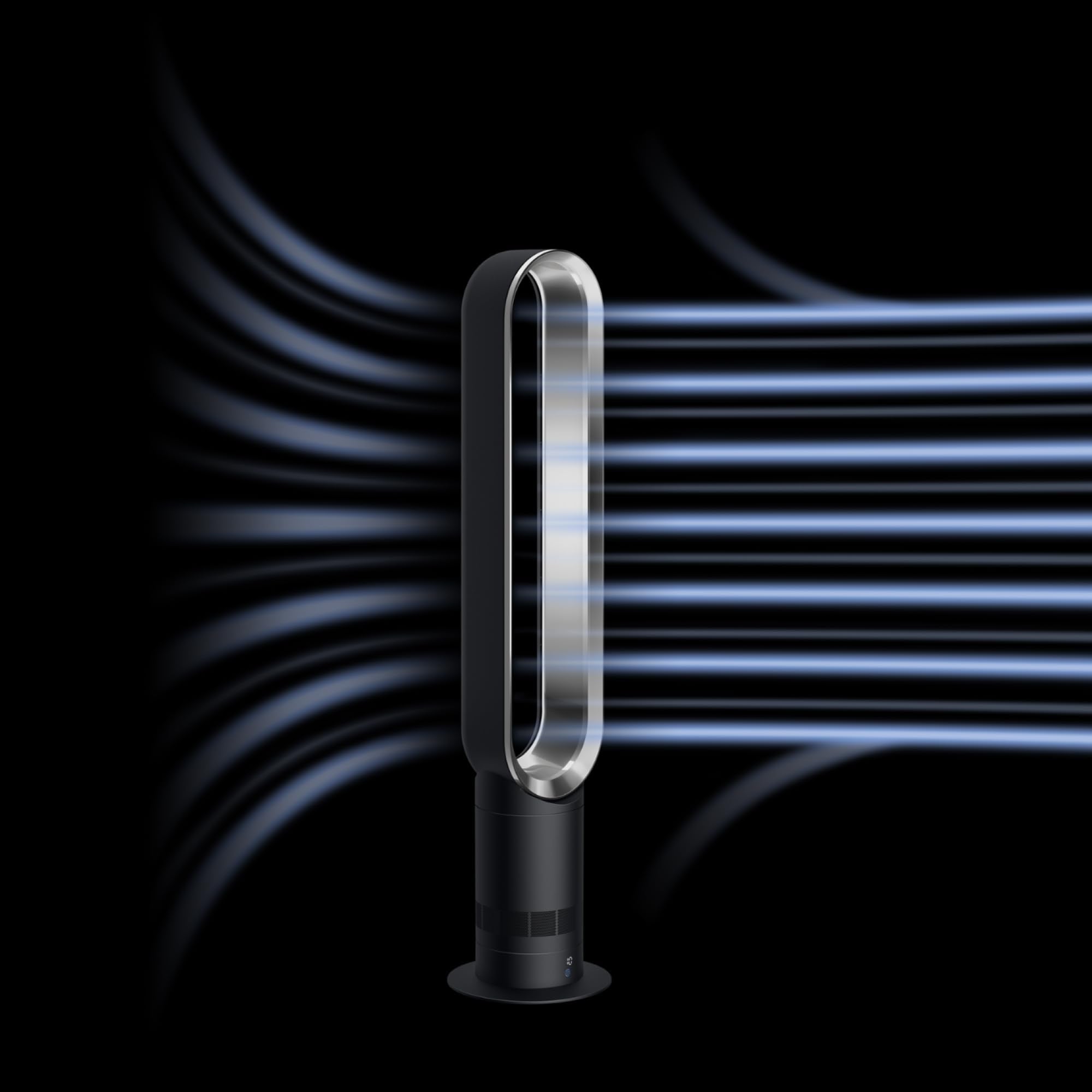 Dyson AM07 performing 70 degree oscillation to distribute air evenly.