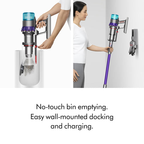 Dyson Gen5detect converts to handheld for hard-to-reach spaces.