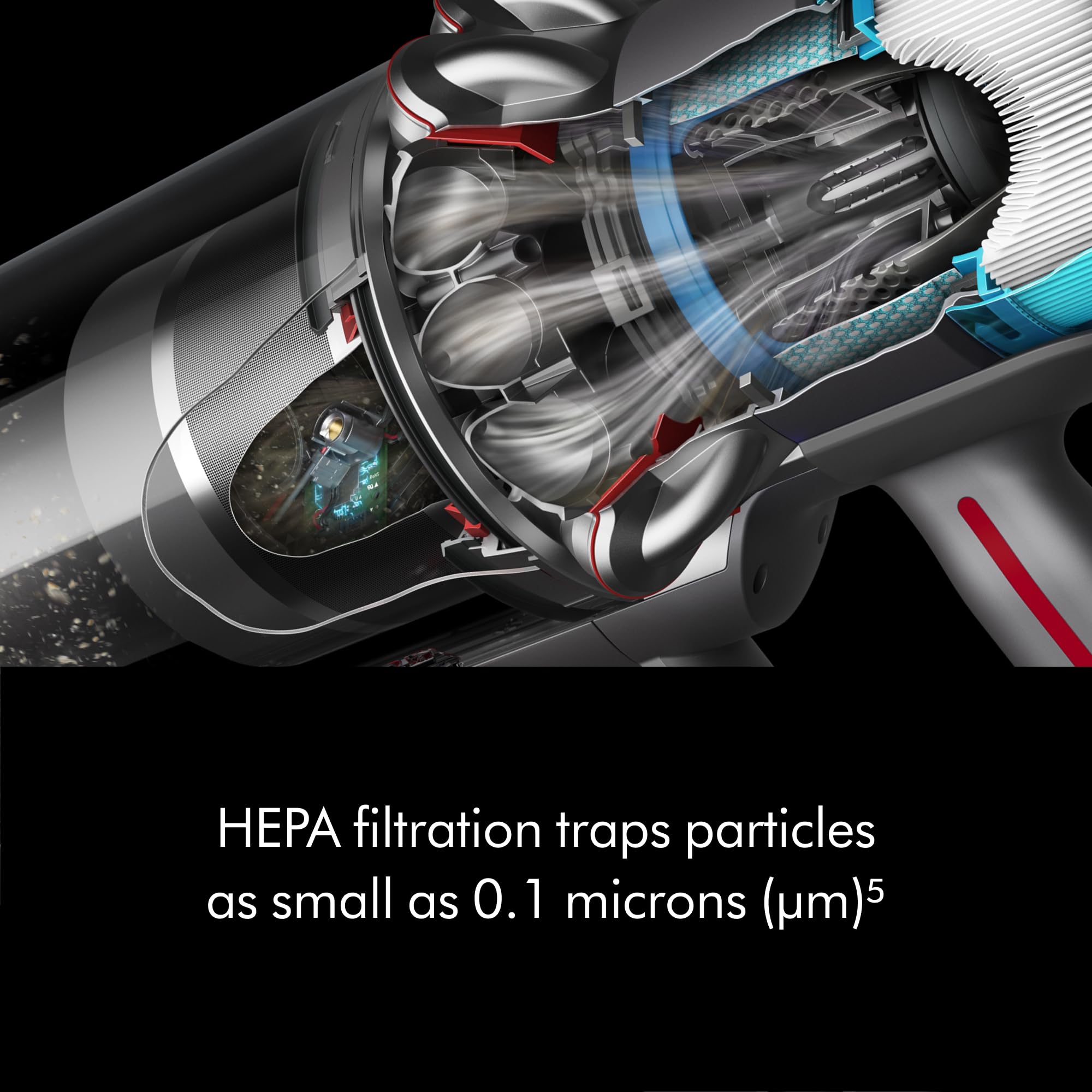 Dyson Gen5 Outsize Digital Motorbar XL head deep cleans carpets.