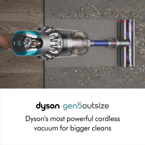 Dyson Gen5 Outsize handle offers a comfortable grip for maneuvering.