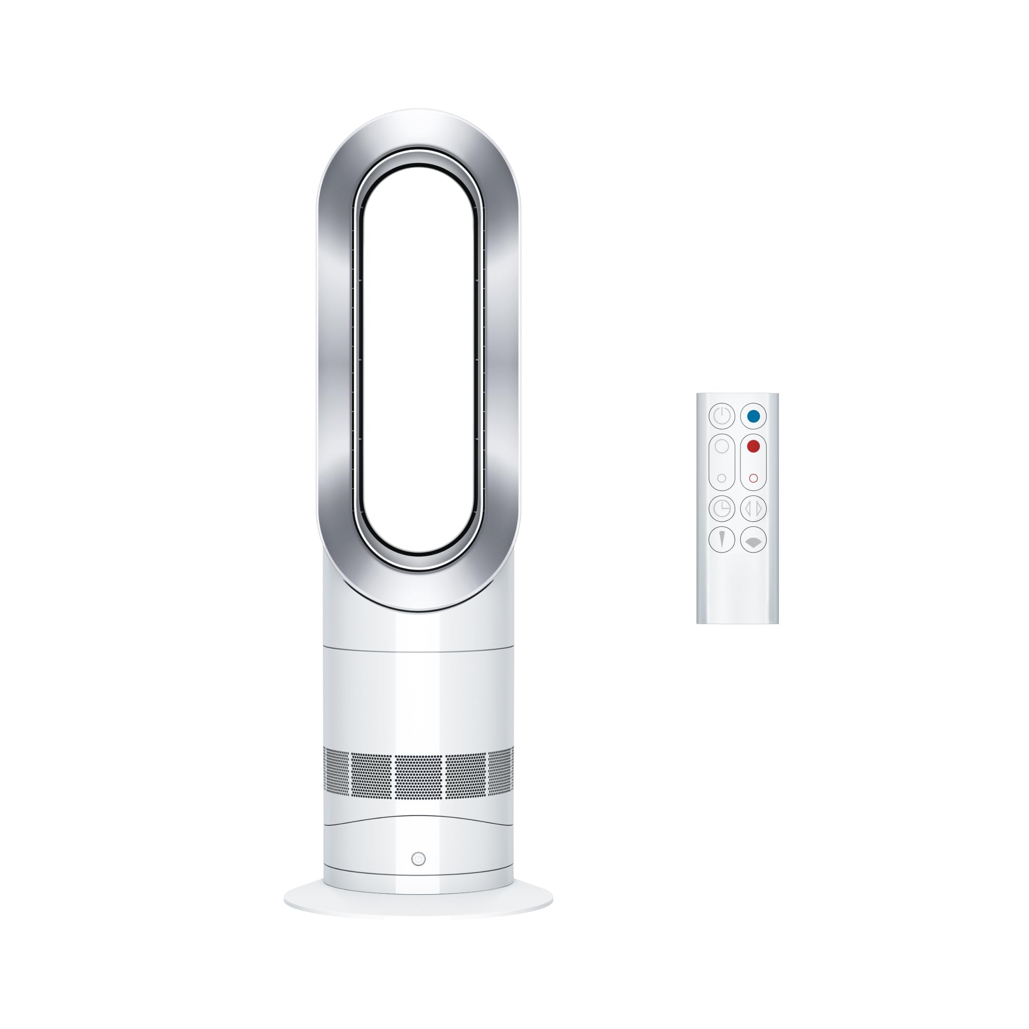 Dyson Hot+Cool AM09 front view with Jet Focus for personalized airflow.