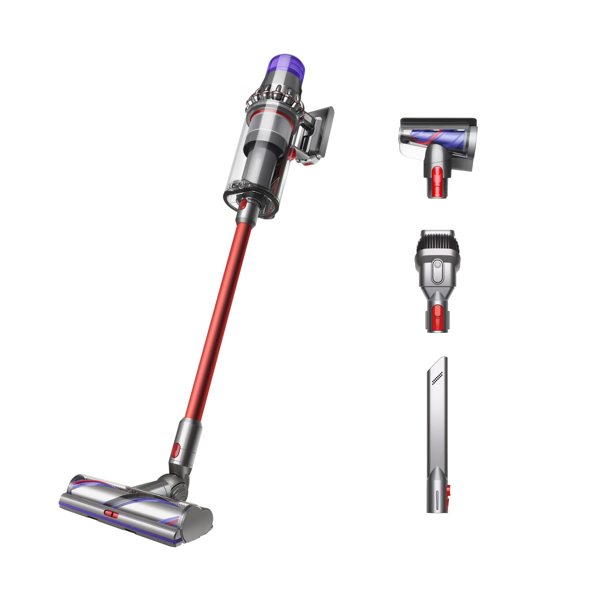 Dyson Outsize cordless vacuum front view highlighting its large form for deep cleaning