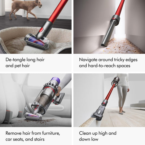 Dyson Digital Motorbar XL head deep-cleans all floor types with wide coverage