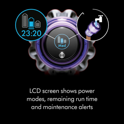 Dyson Outsize power trigger enables energy-efficient, targeted cleaning