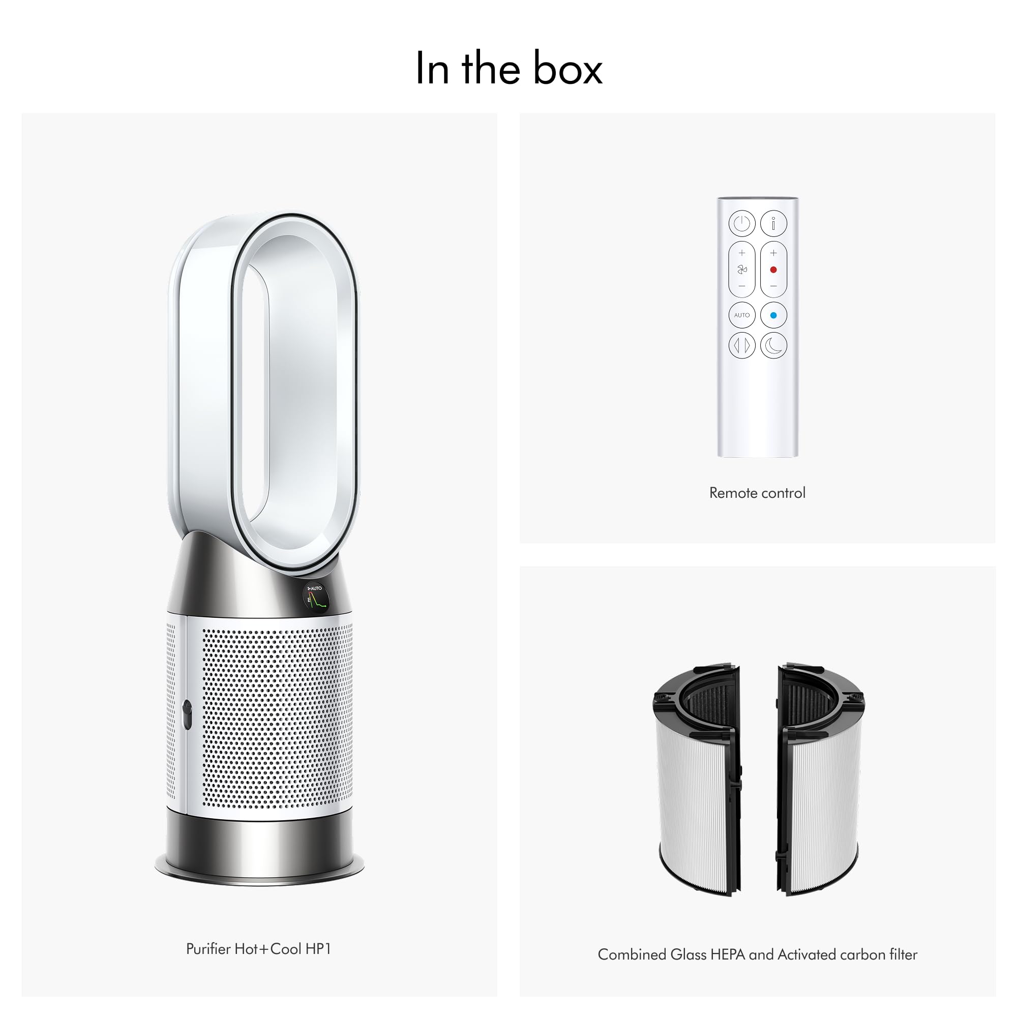 Dyson Purifier HP1 activated-carbon filter module for gas and odor capture.
