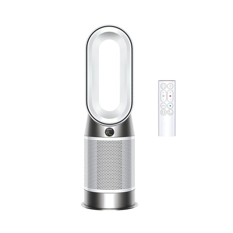 Dyson Purifier HP1 front view demonstrates wide air projection for whole-room purification.