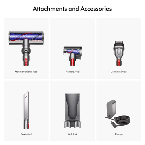 Dyson V11 effectively removes hair from the brush bar during cleaning