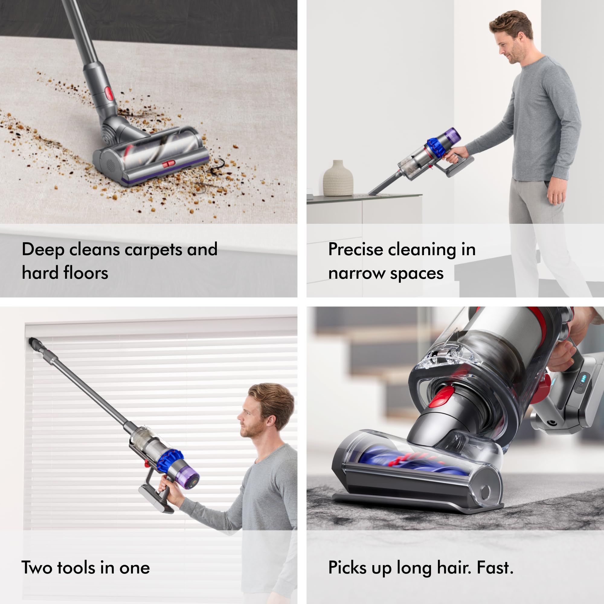 Dyson V15 Detect Pro app pairing for personalized maintenance tips.