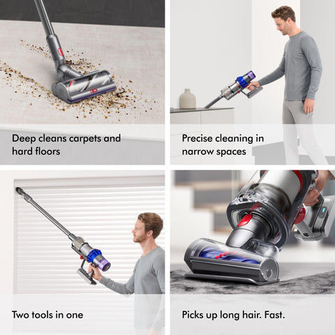 Dyson V15 Detect Pro app pairing for personalized maintenance tips.