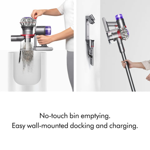 Dyson V8 Plus upright-to-handheld conversion for versatile cleaning
