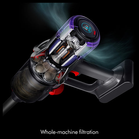 Dyson V9 Motorbar anti-tangle conical brush handles long hair