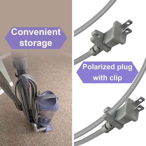 DZQPPC 36ft extension cord for Hoover vacuums extends cleaning sessions with longer reach