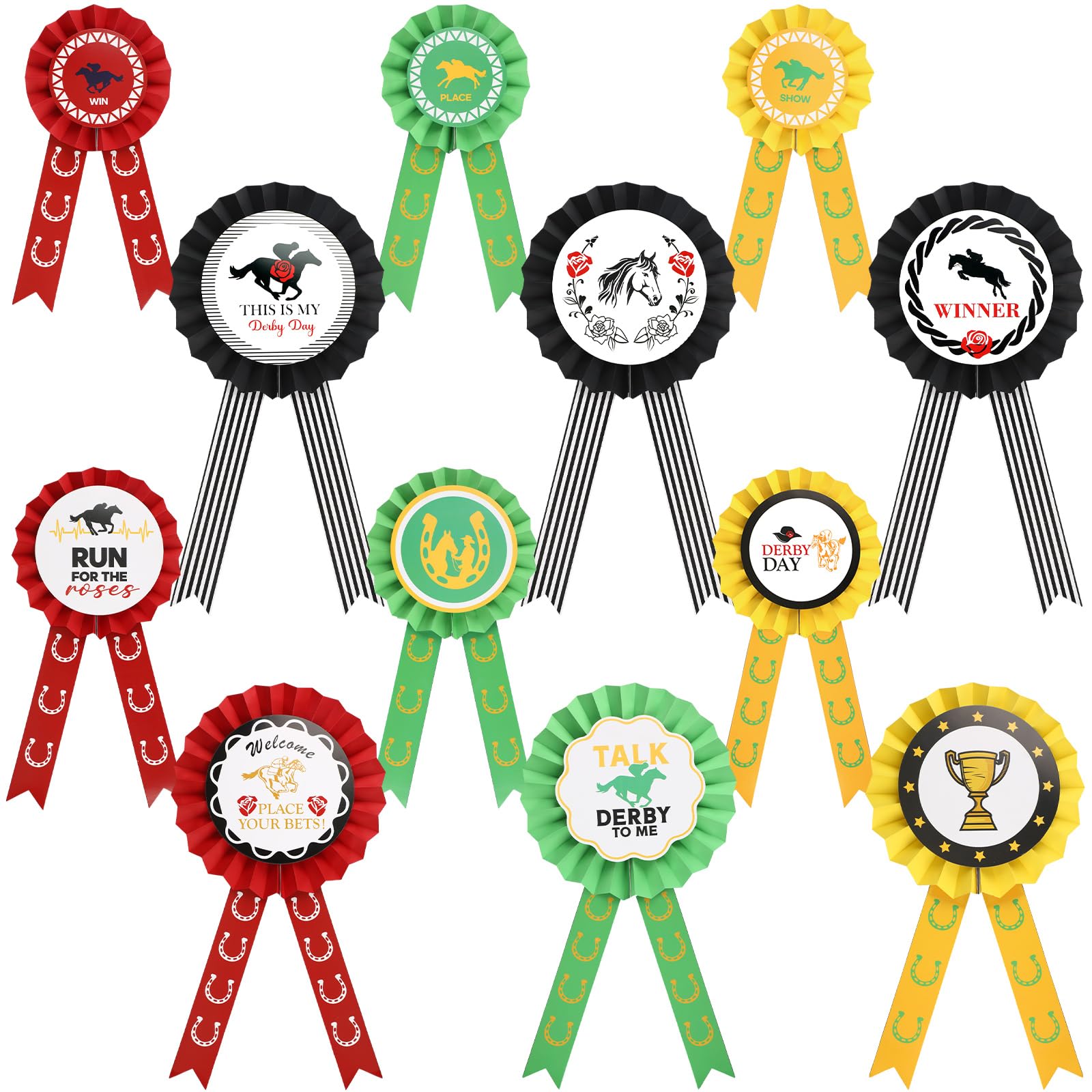 Eaasty derby decorations wall display with easy setup and reusable design.