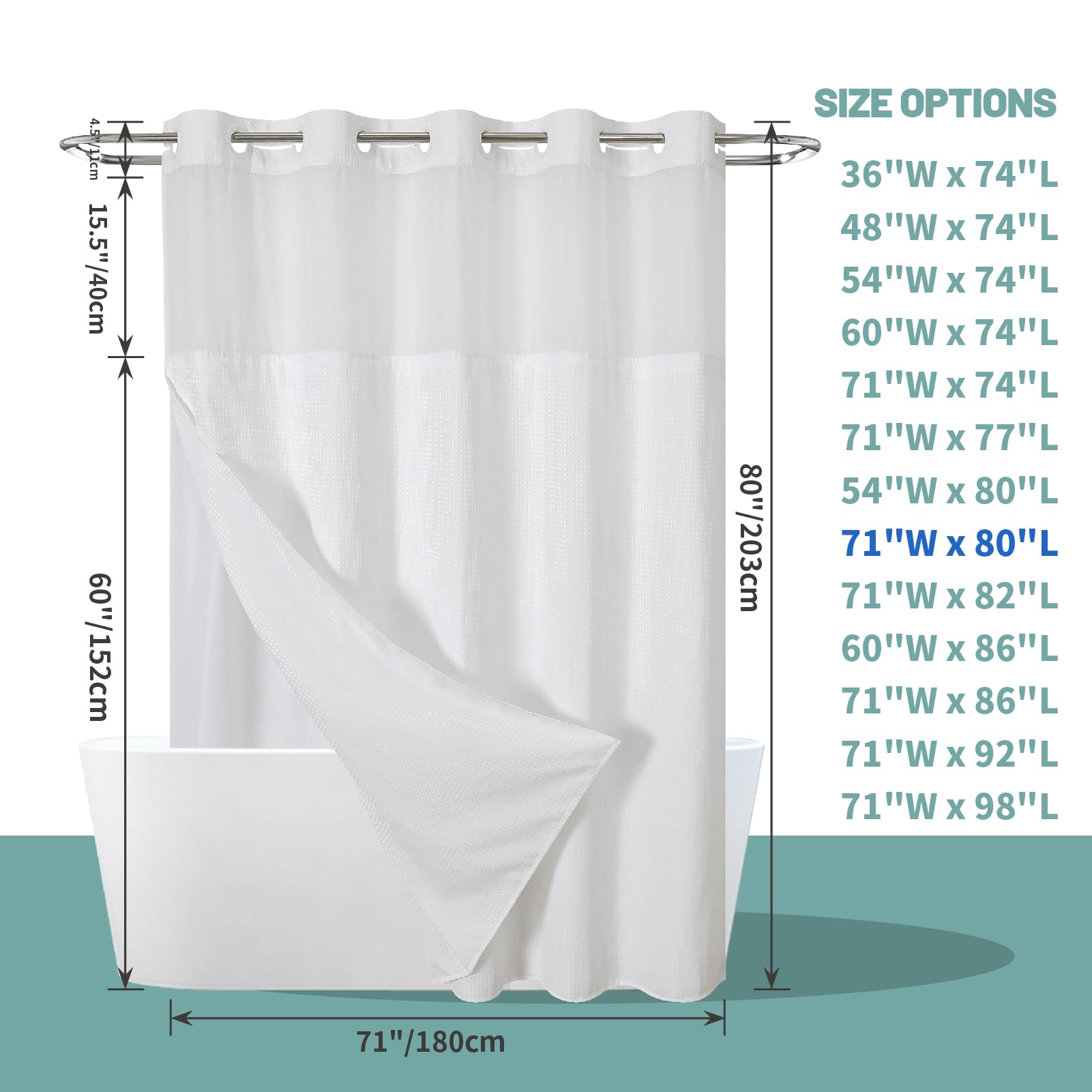 Liner compatibility and quick maintenance with Eachope system