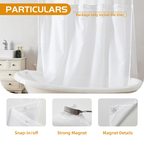 Eachope corner magnets bottom keep liner securely in place.