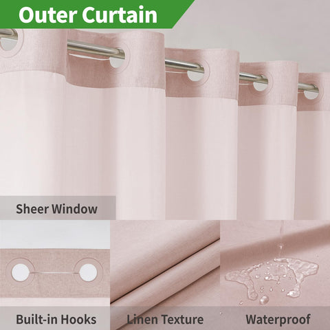 Eachope mesh top window design preserves natural light while maintaining privacy.