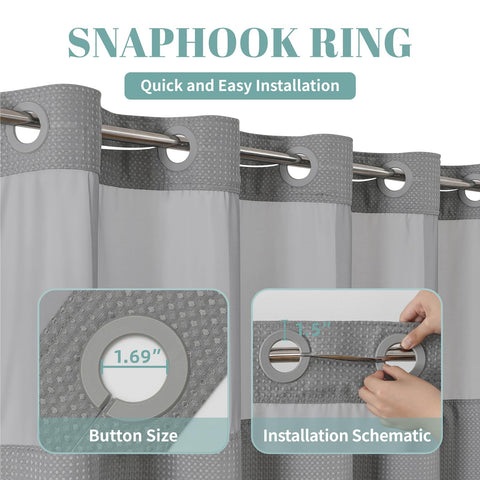 Eachope semi-translucent mesh top lets light through while preserving privacy.