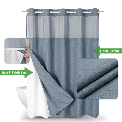 Eachope snap-on liner with magnets provides secure, hassle-free cleaning and replacement.