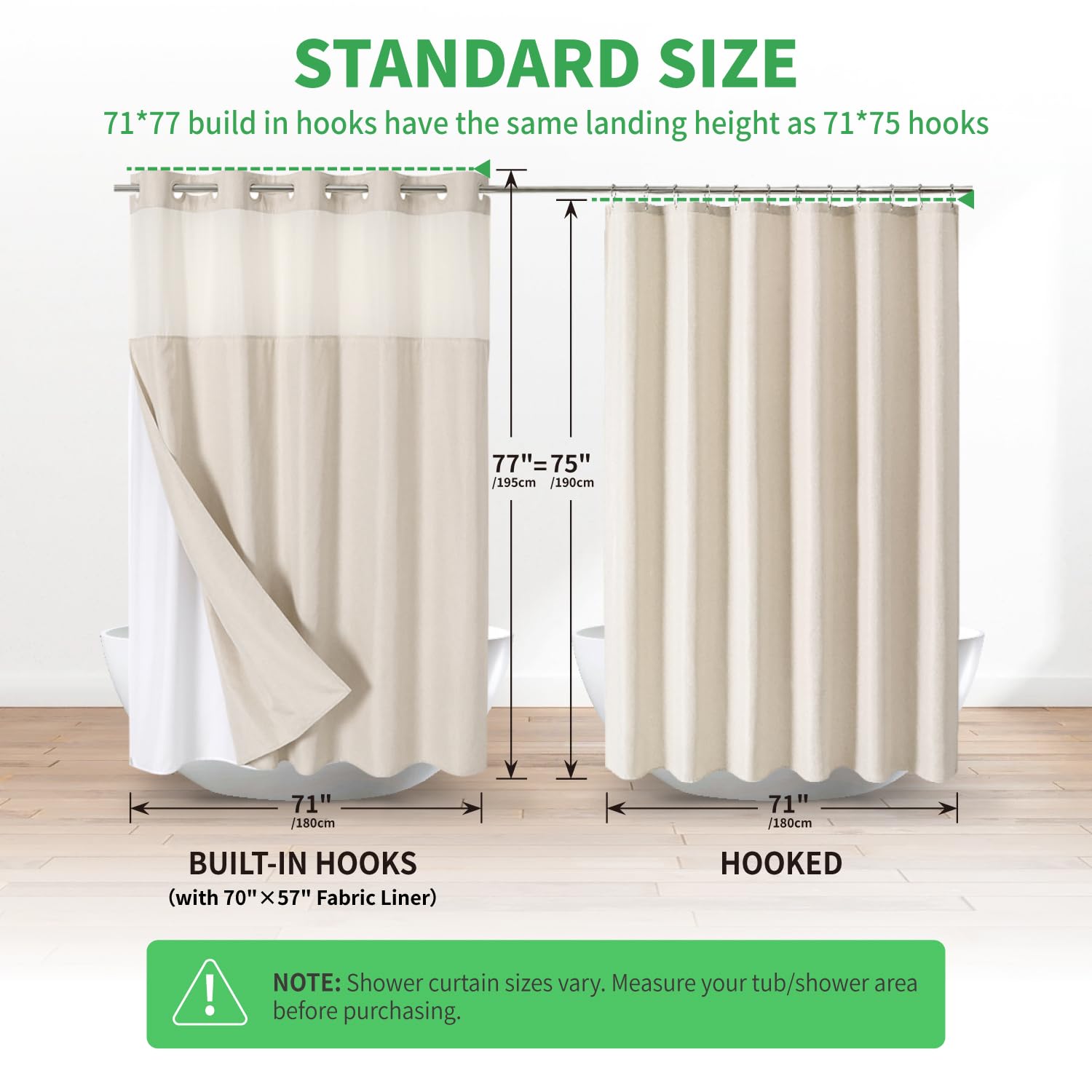 eachope waterproof and washable curtain for easy maintenance