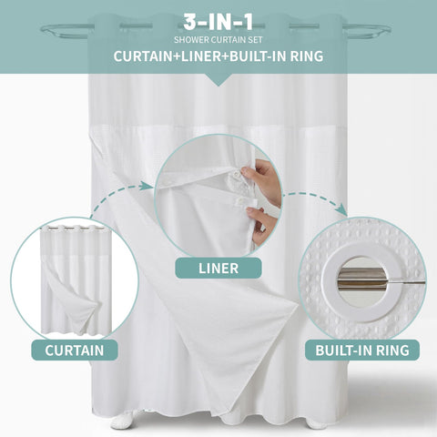 Eachope snap-on liner shown for easy detachment and cleaning