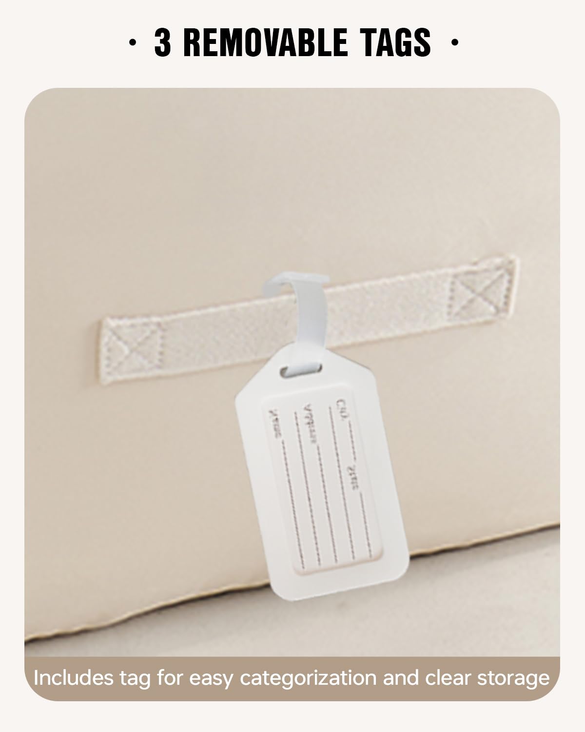 Eachy storage bag maintains bedding shape and freshness over time.