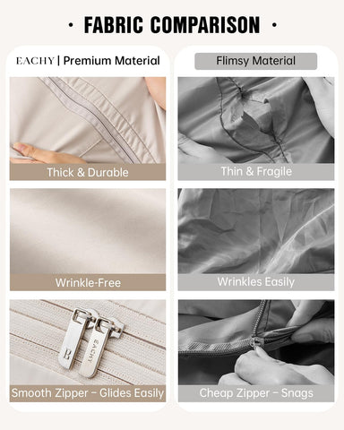 Eachy compression bag is machine washable for easy care and reuse.