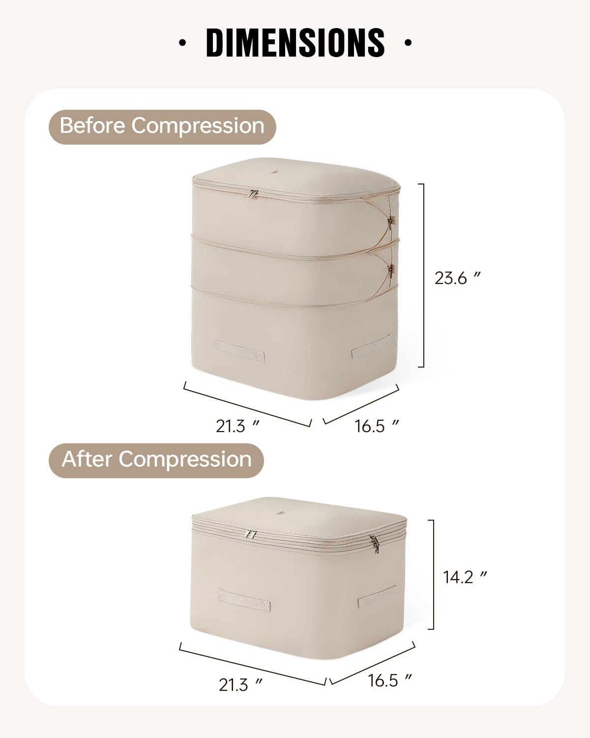Eachy season-storage solution keeps your closet neatly organized.