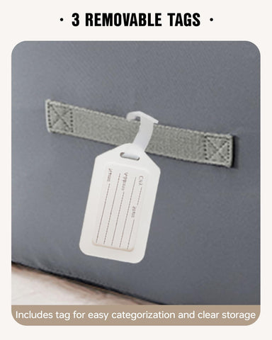 Eachy wrinkle free storage bag keeps bedding neatly organized