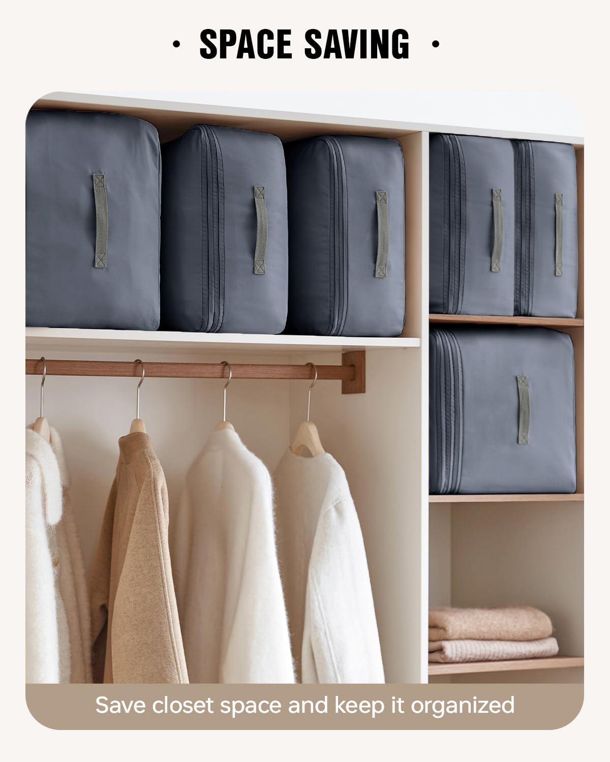 Eachy XXXL bedding bag accommodates large items and preserves shape