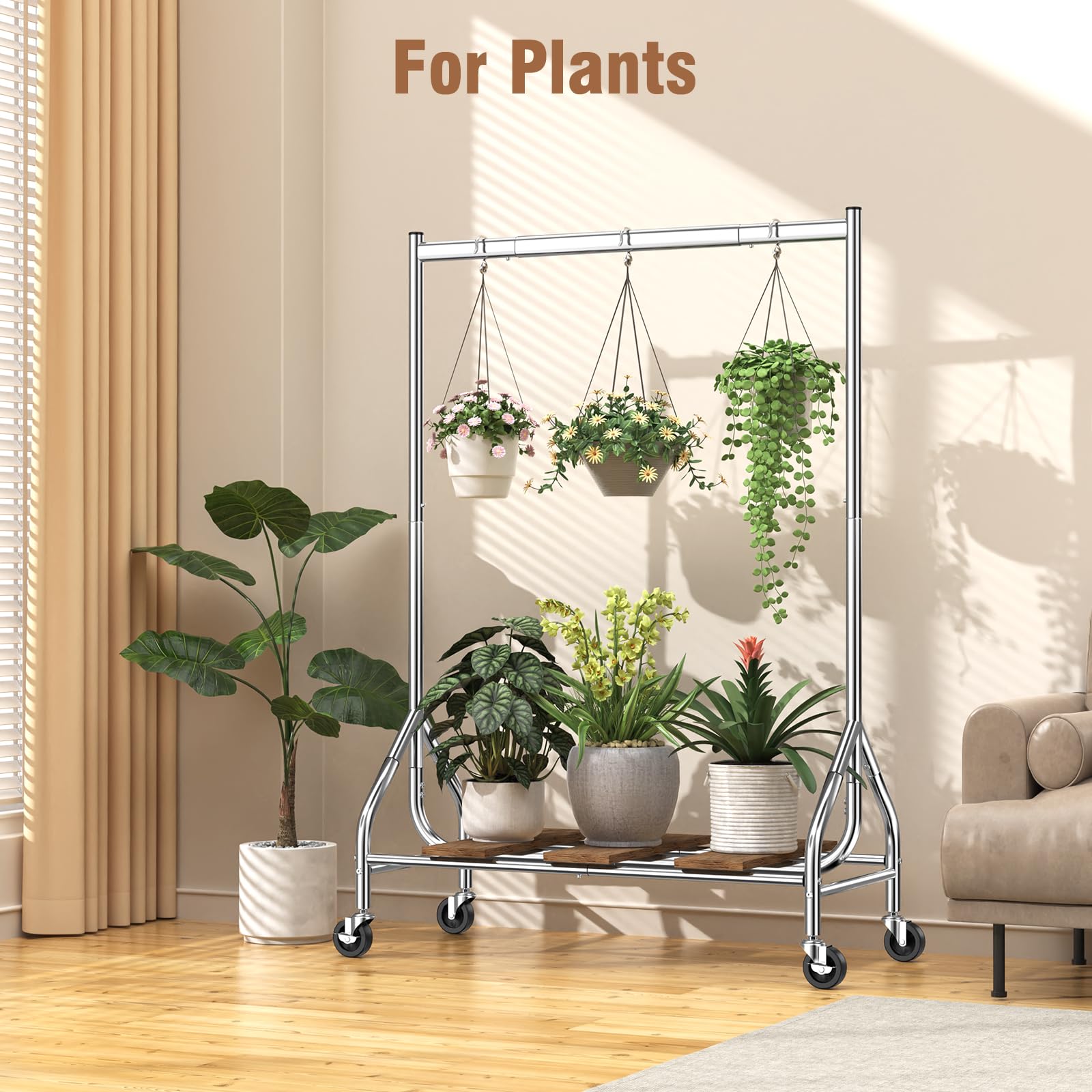 EAGMAK shop display setup featuring a durable clothing rack.