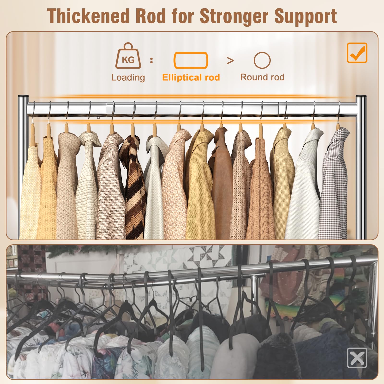 EAGMAK standing rack design highlighting a tall, stable profile.