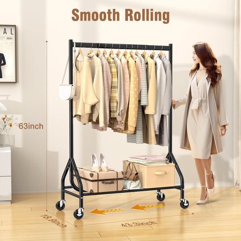EAGMAK 360-degree casters offer effortless mobility across floors