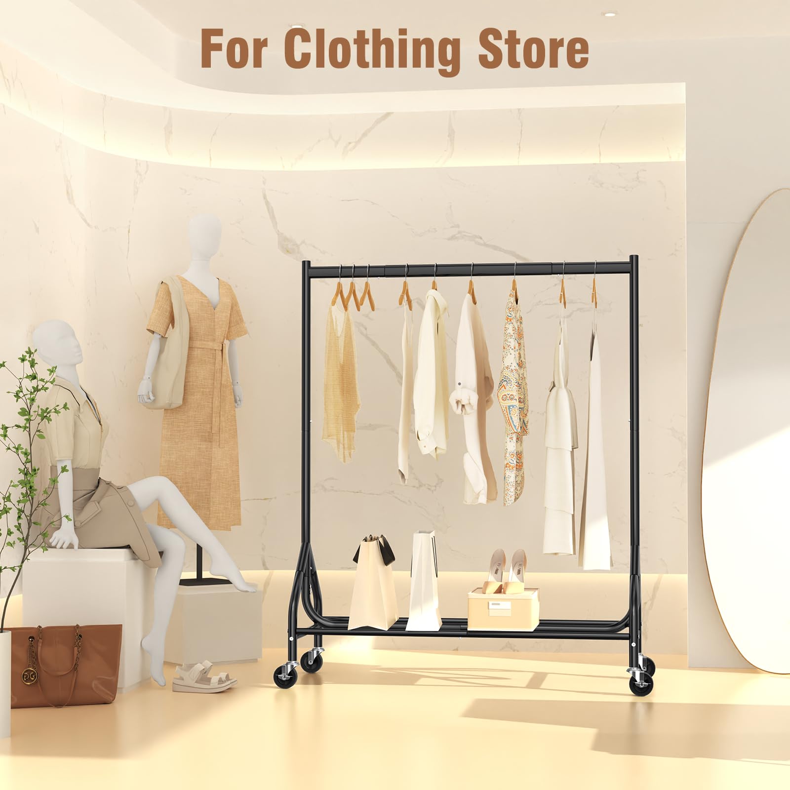 EAGMAK easy assembly in minutes for quick wardrobe setup.
