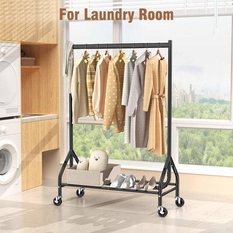 EAGMAK shelf-storage rack enhances wardrobe organization with integrated shelves