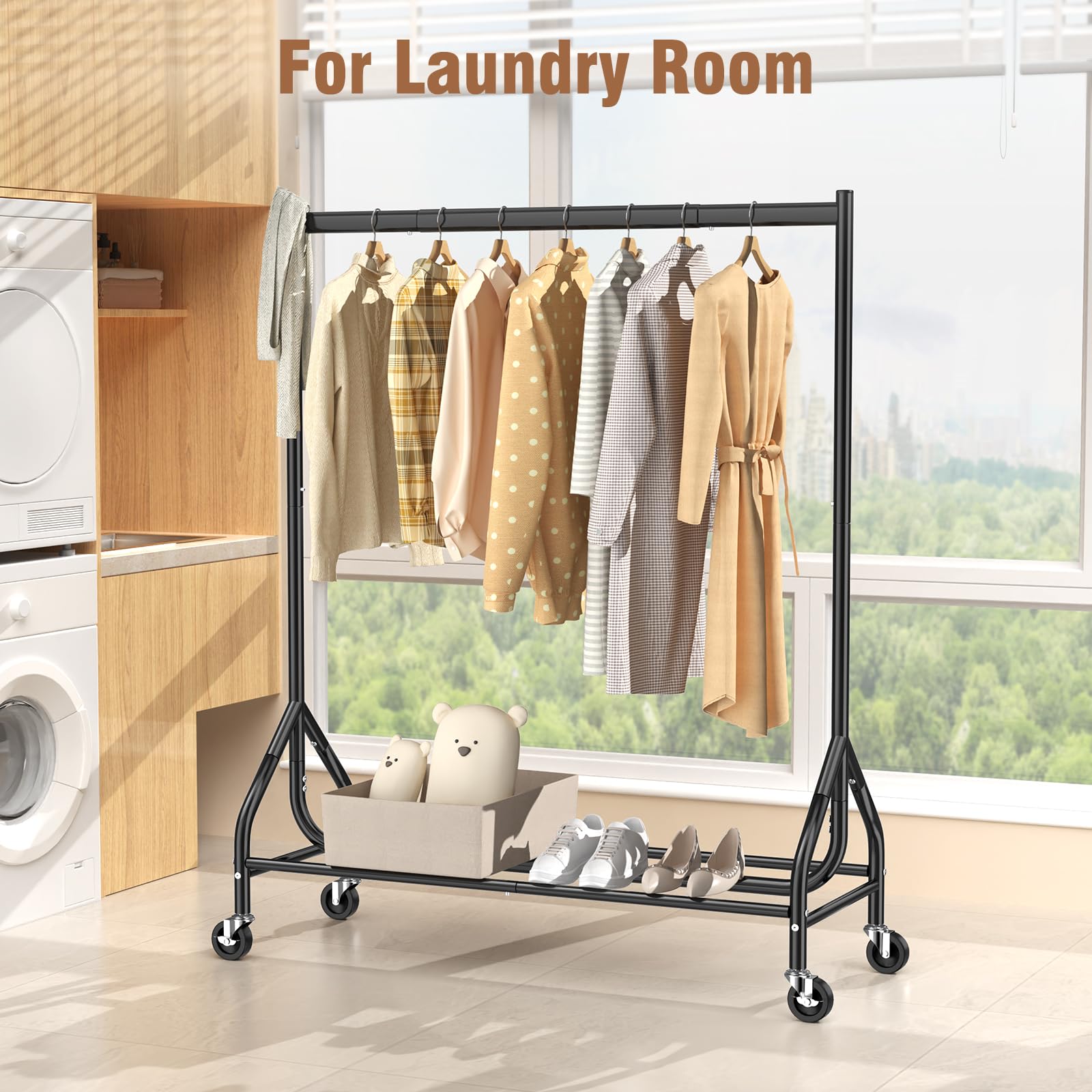 EAGMAK triangular stability frame preventing tipping.