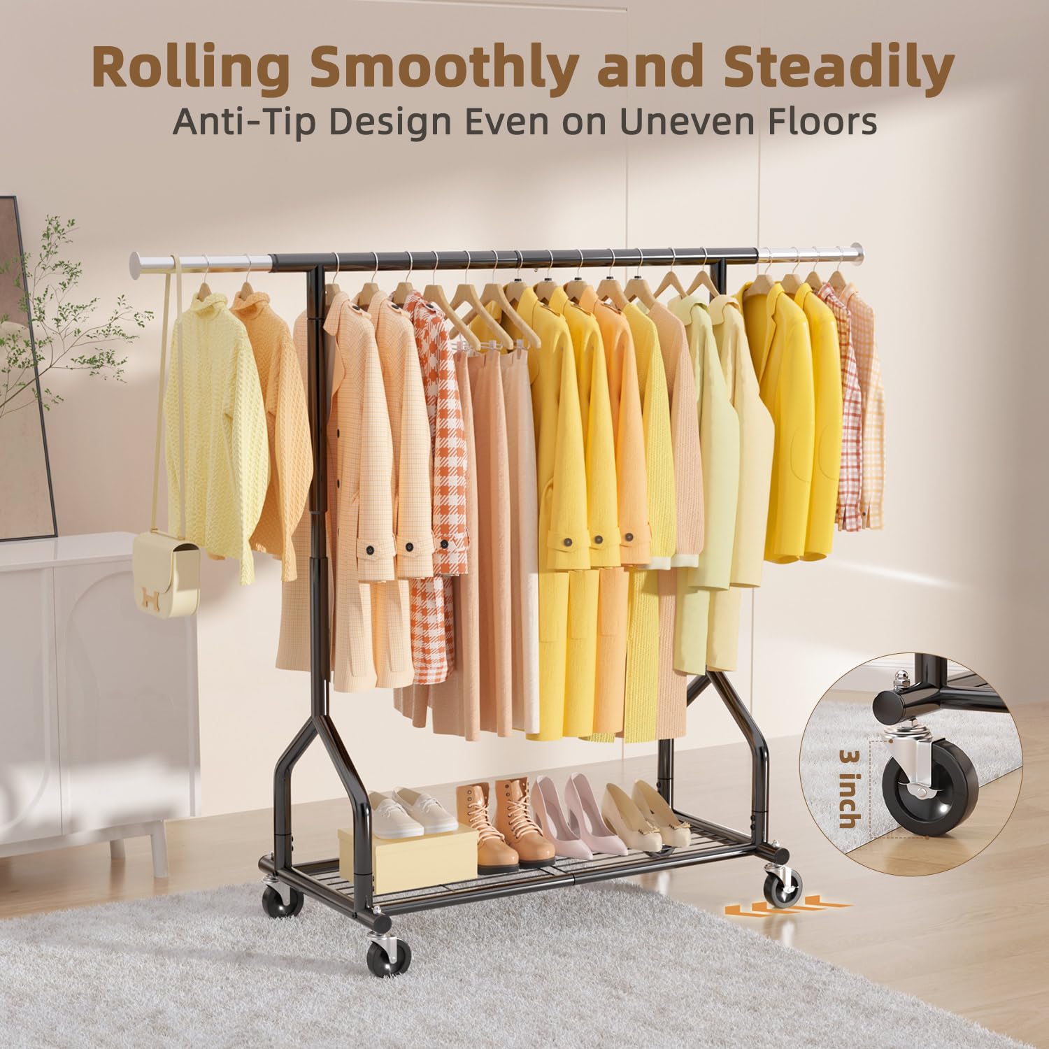 EAGMAK wide base enhances stability under heavy loads.