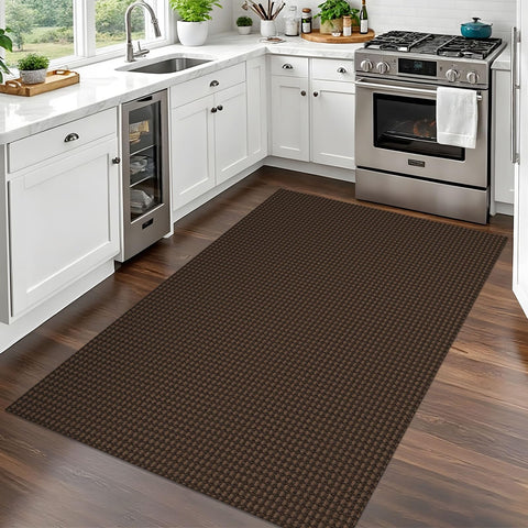Earthall cotton-poly comfort entryway rug suitable for busy spaces