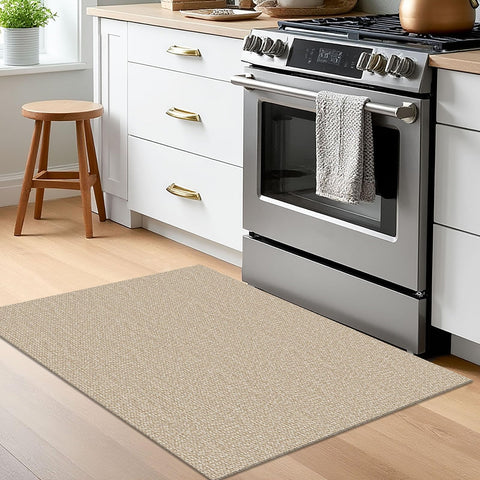 EARTHALL hand-cut edge detail rug with artisanal charm