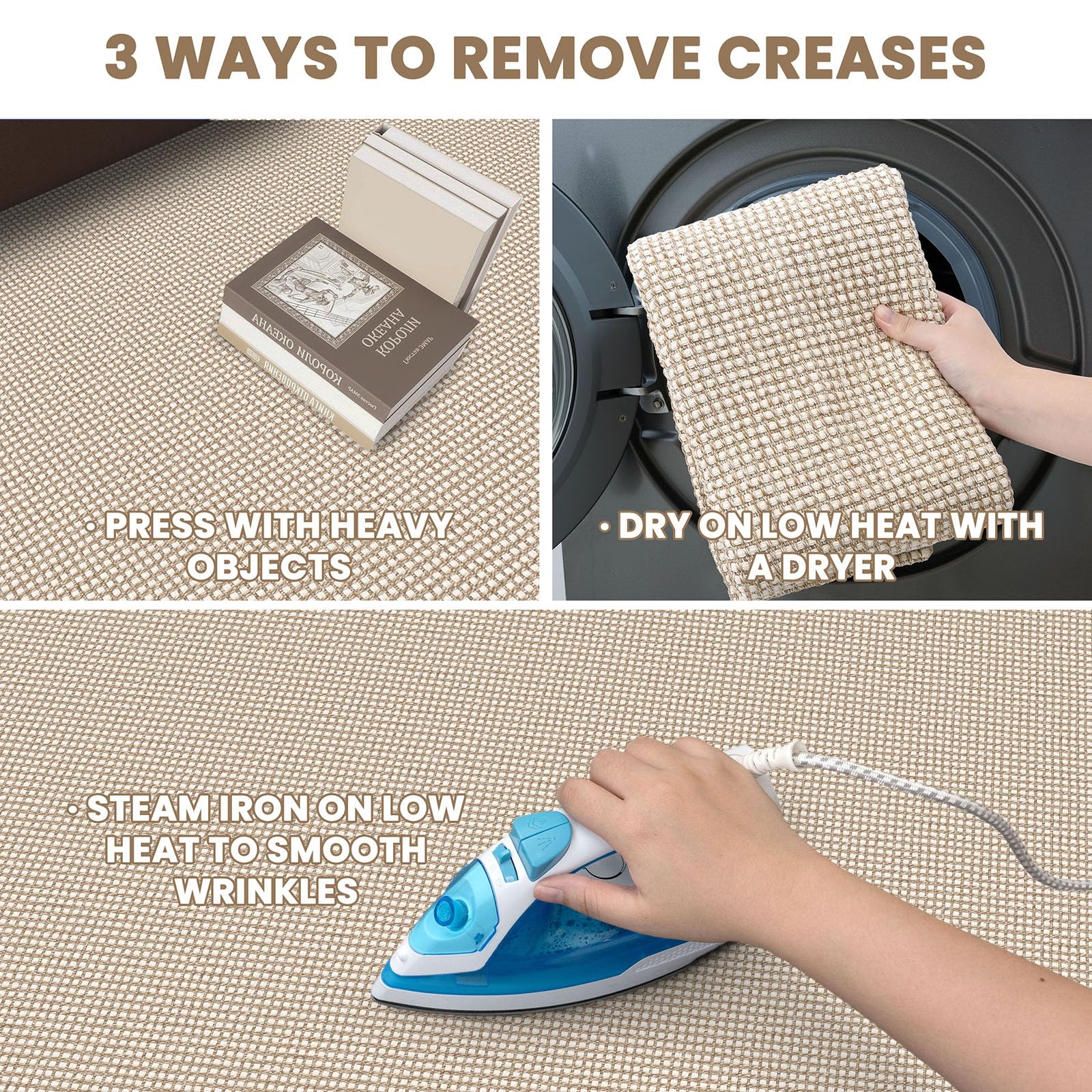 Earthall machine-washable entry rug for easy cleaning