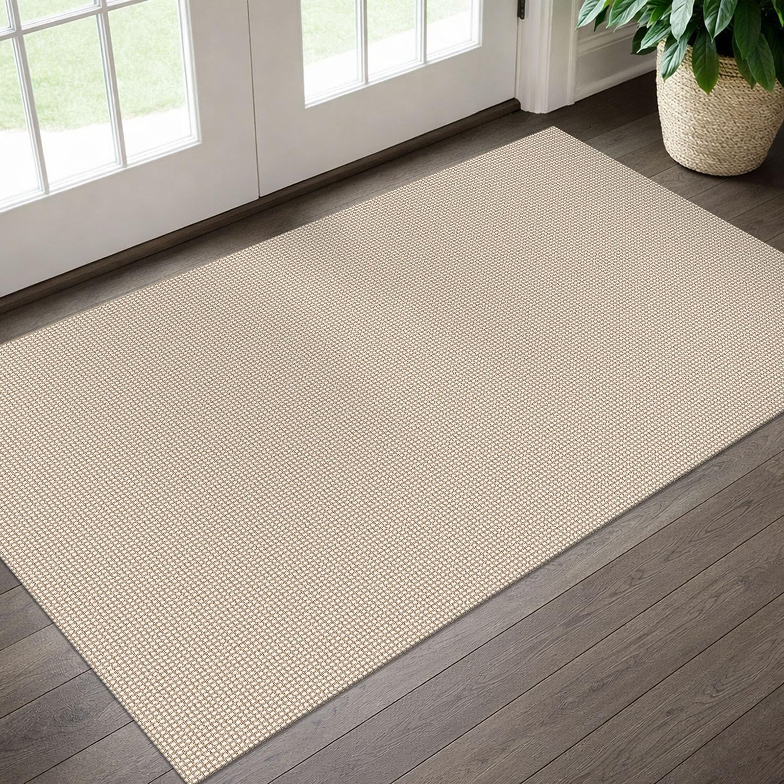Earthall soft cotton and polyester blend for plush underfoot comfort
