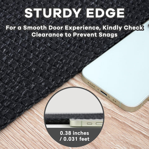 Earthall 3x5 rug shows braided texture for entryways and foyers.