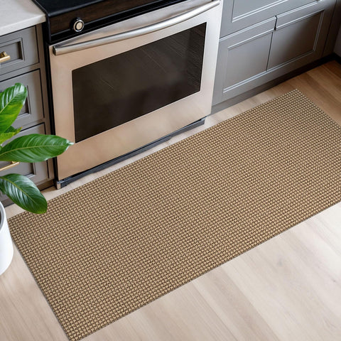 EarthAll woven runner rug 2x5 soft cotton blend for plush underfoot feel